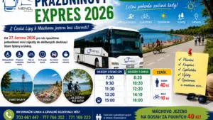 prázdninový expres Česká lípa staré splavy doksy